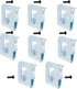 8pcs Hook Clip with Glue dispensing anti loosening screw for Dewalt N268241 N169778 N086039 Fit for 20V Power Tools DCD980 DCD985...