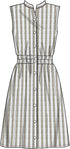 New Look Sewing Pattern N6651 Misses' Button Front Dress with Elastic Waist, A (10-12-14-16-18-20-22), Various...