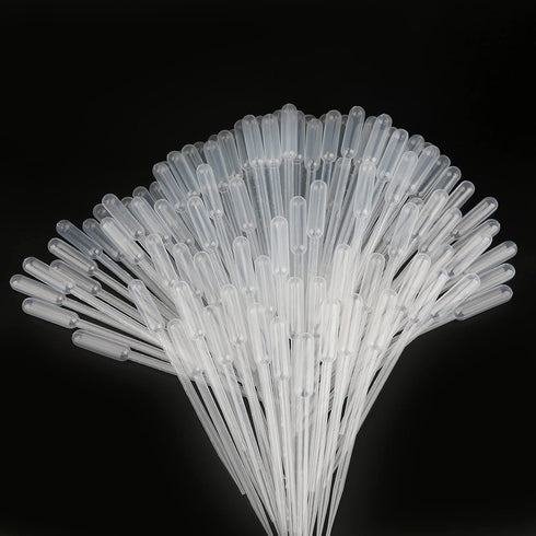 G2PLUS 100PCS 5ml Transfer Pipettes, Plastic Graduated Pipettes, Calibrated Disposable Dropper for Liquid, Essential Oils, Science Laboratory, Exp...