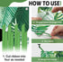 Hello Summer Tropical Large Outdoor Banner 120 x 20 Inch, Hawaii Monstera Palm Leaves Decorative Fence Yard Garden Sign Frangipani Backdrop Home I...