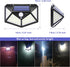 Solar Lights Outdoor IOTSES, 100 LED 270°Wide Angle PIR Motion Sensor Waterproof Durable Solar Powered Security Wall Lights 3 Modes for Fence, Fro...