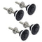 4 Pcs 1.25 inch Universal 304 Stainless Steel Vehicle Hood Pins-Quick Release Lock Latch Bumper License Plate Lock Clip Push Button Bonnet...