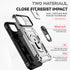 Hitaoyou Compatible with iPhone 15 Case, iPhone 15 Case with Camera Cover & Kickstand Military Grade Shockproof Heavy Duty Protective with Magneti...