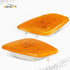 Partsam Driver and Passenger Park Signal Side Marker Lights Lamps Assembly for Wrangler TJ 1997-2006 Side Marker Corner Lights Signal Lamps Left &...