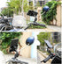 Motorcycle Phone Mount for Rearview Mirror, Metal Motorbike Phone Holder Smartphone Holder Mount 360° Rotation Adjustable, Universal for 6mm-10mm ...
