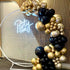 Black and Gold Balloon Garland Kit, 114Pcs Black and Gold Balloons, 4 Size Black Gold Latex Party Balloons for Birthday Decorations, New Years, We...