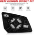 Left Driver Side View Heated Mirror Glass for GMC Acadia 2007-2016, Saturn Outlook 2007-2010, Chevrolet Traverse 2009-2016, Replace 15951926 33223...
