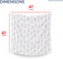 Muslin Swaddle Nautical, Receiving Blanket, Breathable and Soft, 47" x 47", Wrap for Baby Boys and Girls, Registry, Newborn...