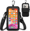 Phone Holder for Running, Walking, and Workout - Adjustable Arm Band Armband for iPhone and Cell Phones - Clear Crossbody Phone Pouch Purse with S...