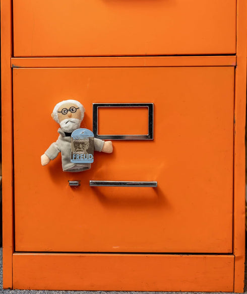 The Unemployed Philosophers Guild Sigmund Freud Magnetic Personality - Plush Finger Puppet and Refrigerator Magnet, Approx 4" Tall...