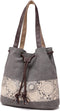 Women Printing Canvas Shoulder Bag Casual Hand Bags Purse Retro Tote Bags...