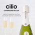Cilio Stainless Steel Champagne Sealer, Bottle Stopper for Sealing Champagne Bottles Large...