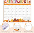 Magnetic Calendar for Refrigerator, 8'' x 10'' Fridge Calendar Runs from May 2024 Until December 2025, 20 Months Refrigerator Calendar for Home, O...