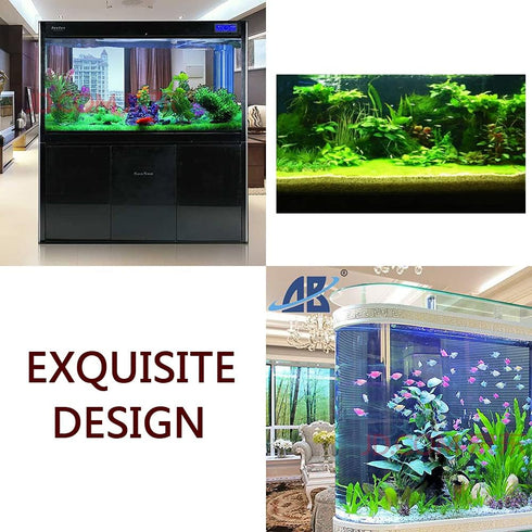 3D Prints Fish Tank Background Aquarium Underwater Backdrop Image Decor Poster for Fish Tank Wallpaper...