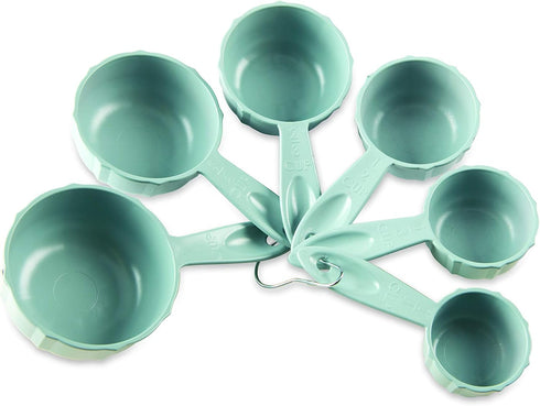 Nordic Ware Cups Bundt Measuring, Set of 6, Sea Glass...