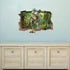 Dinosaur Forest Wall Stickers 3D Smashed Wall Decals Art Decor for Boys Kids Bedroom Nursery DIY...