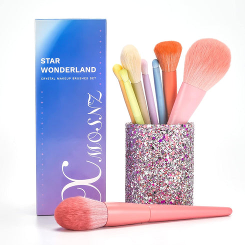 Makeup Brushes Colourful Makeup Brush Set Premium Gift Makeup Brush for Foundation Powder Blush Highlighter Concealer Makeup Brushes set for Trave...