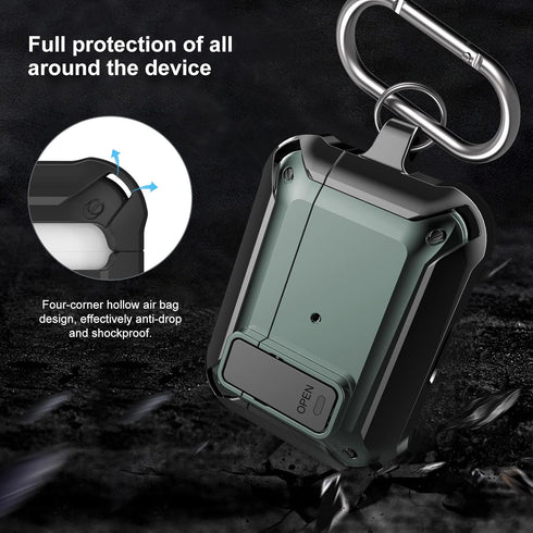 Lopnord for Airpod Pro Case Cover with Cleaner Kit, Compatible with Airpods Pro 2nd Generation Case/1st Generation (2023/2022/2019), Shockproof Lo...
