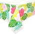 Sparkle and Bash - 3 Pack Tropical Plastic Tablecloth - 54x108 Inch Rectangle Hibiscus Floral Aloha Table Cover for Hawaiian Luau Party Supplies D...