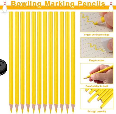 36Pcs Yellow Marking Pencil Yellow Glass Marking Pencil Carpenter Pencil Yellow Wooden Grease Pencil Wax Pencil Yellow Crayon Pencils Artists' Sin...