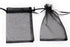 50Pcs Black Organza Bags 3x4 inch, Small Jewelry Bag Drawstring Mesh Gift Bags Wedding Party Favor Halloween Candy Pouches...