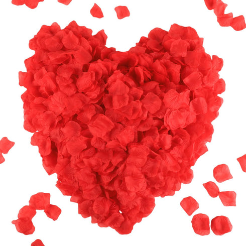 CODE FLORIST 2200 PCS Red Silk Rose Petals Wedding Flower Decoration...