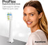 AquaSonic Proflex Replacement Brush Heads | for Whiter Teeth & Gum Care | Compatible with Many AquaSonic Toothbrush Handles (3 Pack White)...