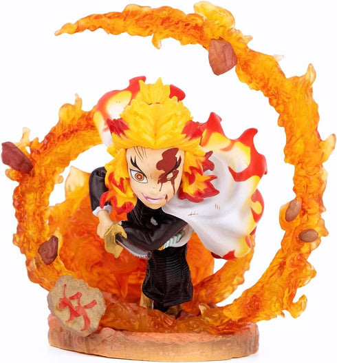 Demon Slayer Rengoku Kyoujurou Figure Statue Figurine Model Doll Collection Cute Birthday Gifts PVC...