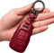 Tukellen for Audi Key Fob Cover Genuine Leather with Keychain,Leather Key Case Protector Compatible with Audi A4 Q7 Q5 TT A3 A6 SQ5 R8 S5 Smart Ke...