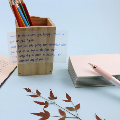 Transparent Sticky Notes Pad 3x5 Inch, Clear Sticky Notes for Books Message Reminder, Waterproof self-Adhesive Translucent Sticky Notes, 10 Packs ...