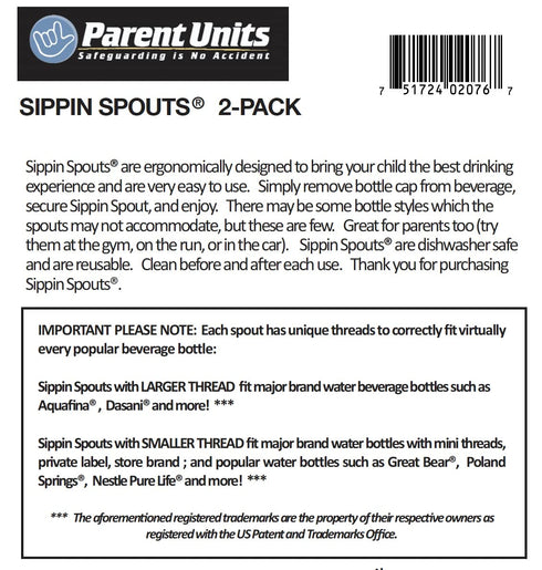 New Sippin' Spout, Colors may vary 2 Count (Pack of 1)...