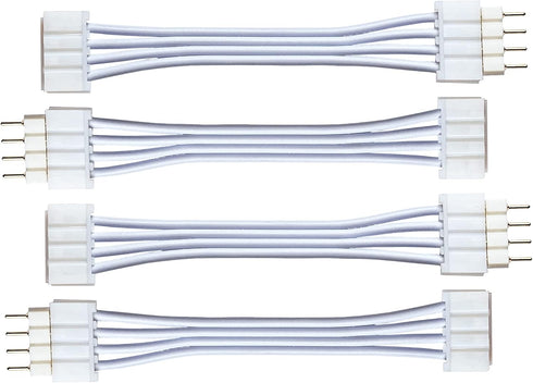 Litcessory Flexible Corner Connector/Extension Cable for LIFX Z Lightstrips (2in, 4 Pack, White)...