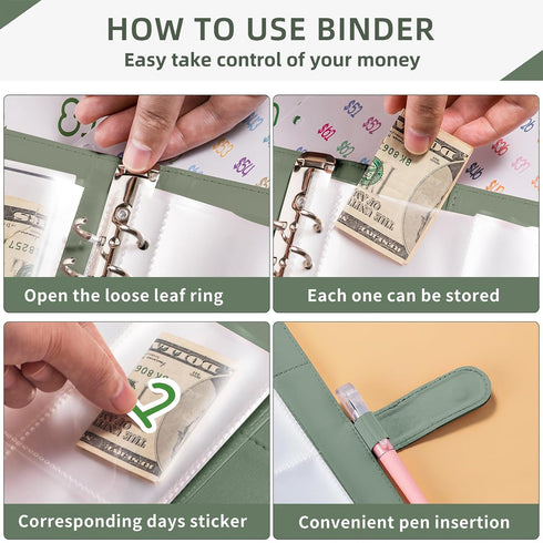100 Envelopes Money Saving Challenge, A5 Money Saving Binder, Savings Challenges Binder, Easy and Fun Way to Save $5,050, Budget Binder with Cash ...