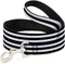 Dog Leash Stripes 3 Black 2 White 4 Feet Long 1.0 Inch Wide...