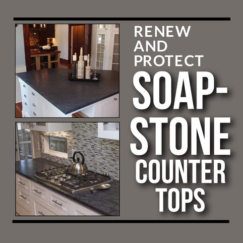 Daddy Van's® All Natural Beeswax Countertop Care for Soapstone, Slate, Concrete Composite and Butcher Block Counter Tops - Food Safe, Chemical-Fre...