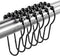 Titanker Shower Curtain Rings Hooks, Rust-Resistant Metal Shower Curtain Hooks for Bathroom Shower Rods Shower Hooks Shower Rings for Curtain - Se...