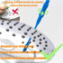 20PCS Shower Nozzle Cleaning Brush Shower Head Gap Hole Anti-Clogging Brush Laptop Hole and Keyboard Cleaning (Blue)...