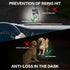 Dog Lights for Night Walking – Color Changing Dog Collar Light, 4 Modes Rechargeable Dog Light, IP65 Waterproof Dog Walking Light, Dog Flashlight ...