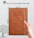 Lined Journal Notebook for Women Men,256 Pages A5 Hardcover Leather Journals for Writing,Travel,Business,Work & School,College Ruled Notebooks for...