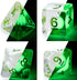 Gake Keeper Games & Dice: Firefly Dice - 7 Piece Resin Dice Set, Radiant Inclusion, Glow-in-The-Dark, Role Playing Games Accessory, RPG Dice...