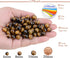 LPBeads 80Pcs Polished 10mm Round Natural Yellow Tiger Eye Gemstone Loose Beads with Stretch Cord for Jewelry Making Bracelets...