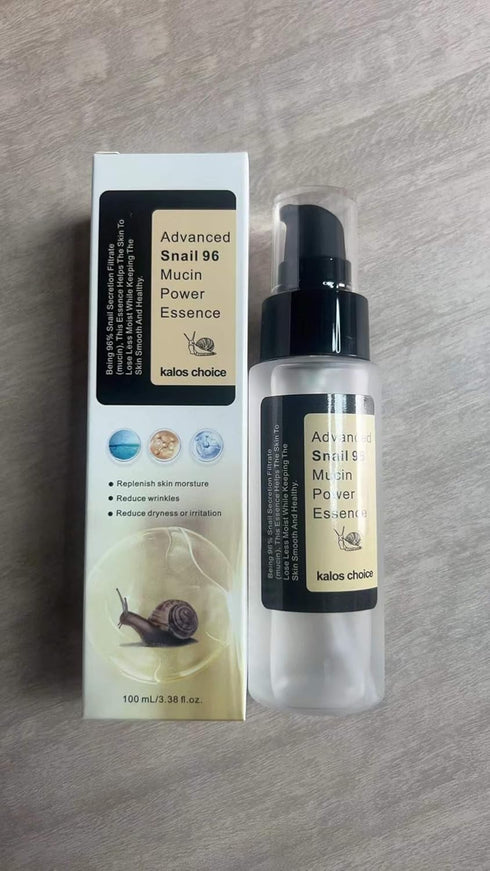 Snail Mucin 96% Power Repairing Essence 3.38 fl.oz 100ml, Hydrating Serum for Face with Snail Secretion Filtrate for Dull Skin & Fine Lines, Korea...