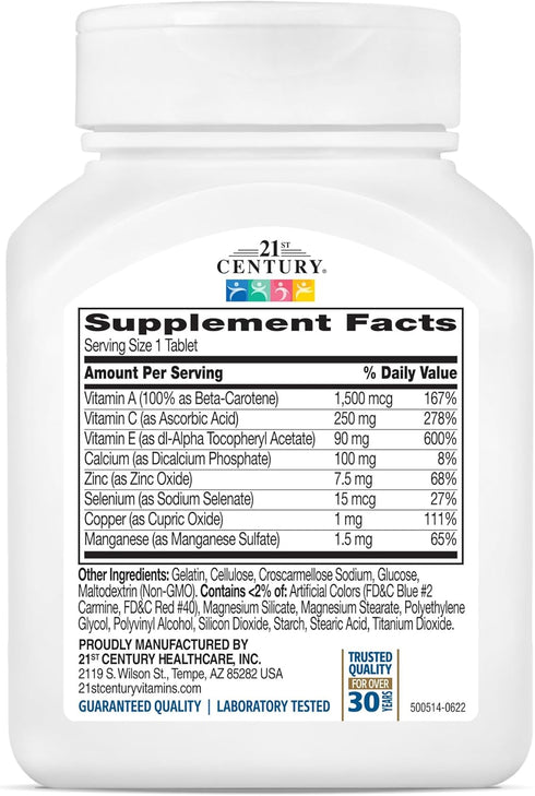 21st Century Ace Antioxidant Tablets, 75Count...