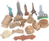 Dioche 17PCS Miniature Ancient Buildings Toys Around The World City Miniatures Buildings Egyptian Pyramid Model Kit Ancient Egypt Toys...