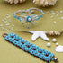 PH PandaHall 8000pcs 2mm Blue Seed Beads, Craft Glass Beads Pony Waist Bead 12/0 Mini Spacer Bead for Friendship Bracelet Making Summer Ocean Sea ...