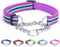 Reflective Martingale Dog Collars, Adjustable Soft Neoprene Padded Breathable Nylon Pet Collar for Puppy, Medium and Large Dogs,Purple,M...