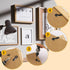 Picture Frame Turn Button Fasteners Set, 100Pcs Picture Frame Backing Hardware with 100 Pieces Screws for Hanging Pictures, Photos, Drawing Black...