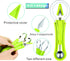 DIANCHU 2 Pieces Melon Baller Scoop Set, 4 In 1 Stainless Steel Fruit Scooper Fruit Tool Set Melon Baller Carving Knife Fruit Scooper Seed Remover...