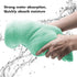 ROMASA Toddler Hooded Bath Towel Ultra Soft Towel Highly Absorbent Bathrobe Blanket for Boys Girls- 27.5" x 55"(Green Shark-Shape)...
