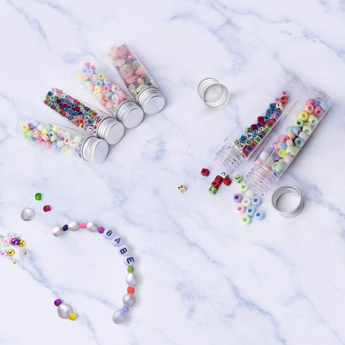 30 PCS Plastic Test Tubes with Caps (50 ml) - 1.09×4.30 Inches/28×109 mm Gumball Tubes as Storage Containers for Candy, Beads, Powder – Clear Test...